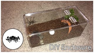 Tarantula Enclosure Build Arboreal or Terrestrial [upl. by Eussoj]