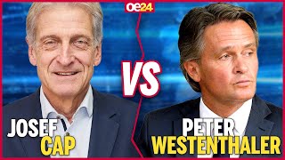 FELLNER LIVE Josef Cap vs Peter Westenthaler [upl. by Yelserp]