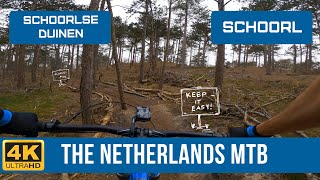 MTB Schoorlse Duinen  Full ride SCHOORL  Indoor Cycling Training Garmin 4k [upl. by Ane]