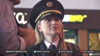 Female pilot becomes youngest captain of Colombian Airline [upl. by Yxor]