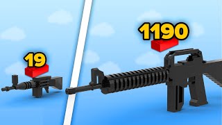 LEGO GUNS in Different Scales  Comparison [upl. by Plank]