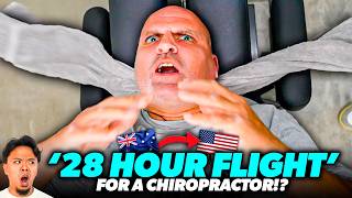 8500 MILES JUST TO GET HIS SPINE CRACKEDquot 😱🤯  Asmr Chiropractic Back Pain  Dr Tubio [upl. by Alrac]