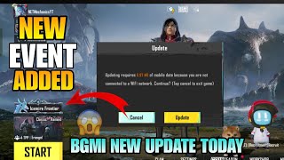 BGMI UPDATE TODAY 😱 35 UPDATE NEW EVENT ADDED IN BGMI  BGMI 35 UPDATE RELEASE DATE [upl. by Humfried496]