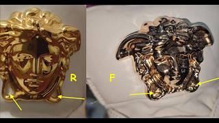 Versace palazzo sneakers real vs fake How to spot fake Versace shoes [upl. by Angrist]