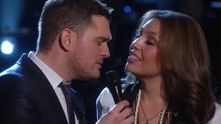 Michael Bublé Duet With Thalia  Mis DeseosFeliz Navidad  Live From NBC New York [upl. by Nimesh]