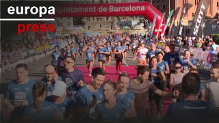 La Cursa de la Mercè bate récord de participación y destina 60000€ a Salut Mental Catalunya [upl. by Nnylrac]