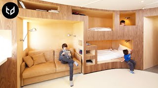 Smart Hidden Furniture and Space Saving Design Solutions for Small Apartments [upl. by Novello]