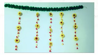 Flower Craft Ideas  Craft Flower se Baanaye Mala [upl. by Mohkos421]