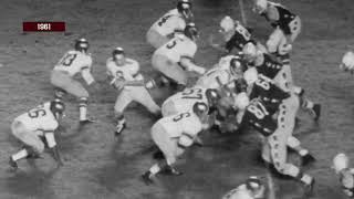 1961 Sonny Jurgensen behind the back pass Not one to miss [upl. by Ahtel]