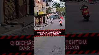 Ladrão com moto roubada tentou dar fuga no sargento da Rocam pinotes rocam pm rota fuga [upl. by Steele860]