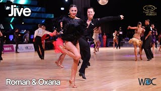 Roman Gerbey amp Oxana Lukyanenko  Jive dance  World Amateur Latin Championship [upl. by Nyla]