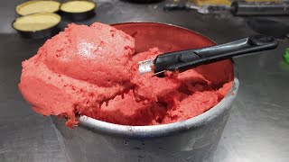 Come fare il Gelato Alla Fragola  Ricetta Professionale  Corso di Pasticceria [upl. by Antonius]