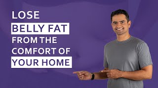 How To Lose Belly Fat From The Comfort Of Your Home Follow Along  Yoga With Naveen [upl. by Barde]