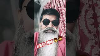 Beard Man 🧔 beardman funny comedy funnycomedy funnyshorts comedyshorts funnybeard [upl. by Colpin]