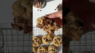 Caramel chocolate chip tahini cookies for when you want a rich cookie in less than a half hour [upl. by Amsden21]