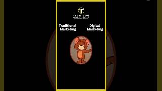 Traditional vs Digital Marketing Why Go Digital with Tech Cog [upl. by Nautna]