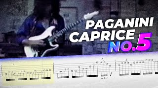 Jason Becker  Paganini Caprice No 5 Performance Lesson with Tabs [upl. by Odnomar]