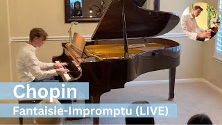 LIVE FantasieImpromptu Op 66  Frédéric Chopin  Dallin McCullough 2021 Piano [upl. by Drofnats468]