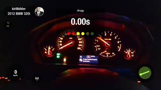 BMW F30 320i n20 stage 1 launch control 0100 0402м 14 mile 100200 [upl. by Nasah]