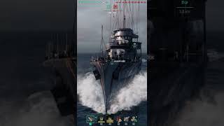 WoWs Event Bitwa pod Oliwą GROM 1 BITWA cz2 shorts shorts worldofwarships wowsreplays [upl. by Meggs]