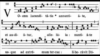 Vocem iucunditatis 6th Sunday of Easter Introit [upl. by Nimad]