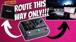 How To Go Direct AND To Amp With Line 6 HX STOMP [upl. by Atnahsa]