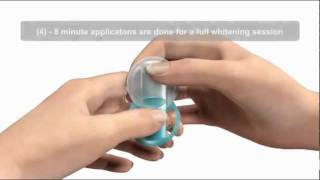 GLO Brilliant Teeth Whitening Device How To [upl. by Igenia]