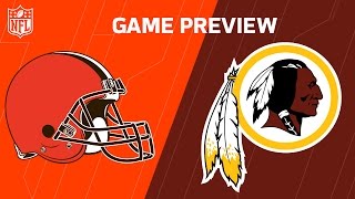 Browns vs Redskins Week 4 Preview  Around the NFL Podcast  NFL [upl. by Haisi250]