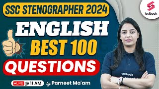 SSC STENO 2024 English Classes  SSC Stenographer English PYQs  Day 2 with Parneet Maam [upl. by Dowell382]