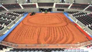 RAW Courts clay court time lapse [upl. by Ehtnax]