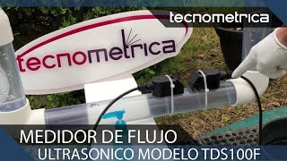 Medidor de Flujo Ultrasónico TDS100F Demostración [upl. by Driskill]