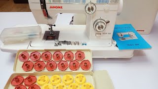 Janome sewing machine 808a details  My personal 10years experience sewingmachine review [upl. by Kreitman551]