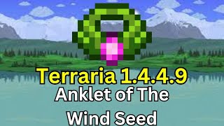 Terraria Anklet of the Wind seed 1449 [upl. by Ardene619]