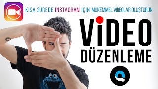 Instagram için En İyi Video Düzenleme Uygulaması  Quik Tutorial [upl. by Weixel]