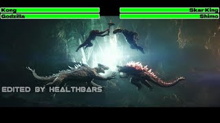 Godzilla x Kong The New Empire 2024 Final Battle with healthbars 12 [upl. by Silvan377]