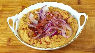 Bu Rum mezesini çok az kişi biliyor Eski ustanın sır Meze Tarifi MERCİMEK FAVA SOĞANLI HUMUS [upl. by Yla293]