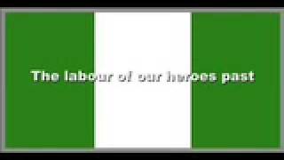 Nigerian National Anthem With Lyrics [upl. by Noskcire]