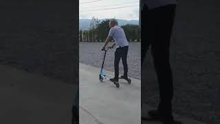 Man Falls off ThreeWheel Drift Scooter  1540087 [upl. by Aneelehs]