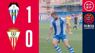 Resumen PrimeraFederación  CD Alcoyano 10 Algeciras CF  Jornada 10 Grupo 2 [upl. by Aidnis]