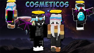 COSMETICOS PARA MINECRAFT BEDROCK PE  bedrock 117 gratis bandana capas alas [upl. by Isborne5]