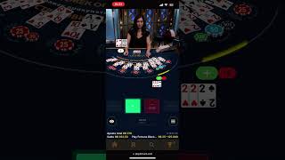 Blackjack Suited Trips 2 Big win blackjack casino casinogames evolution [upl. by Karl]