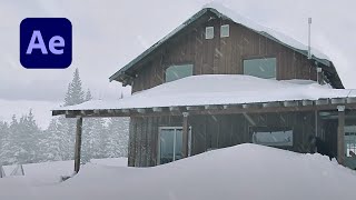 How to Create Realistic Snow in After Effects  TUTORIAL [upl. by Marylin]