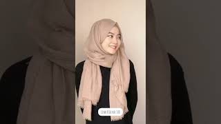 Tutorial Hijab Crinkle 🤗 Tutorialhijab Hijab shopee racunshopeebarangberfaedah [upl. by Pisarik]