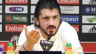 Gattuso ultime parole da rossonero quotMai alla Juve o allInter magari torno ai Rangersquot [upl. by Paulsen]