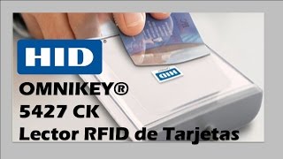 OMNIKEY® 5427 CK Lector RFID de Tarjetas Inteligentes de HID [upl. by Ylluz]