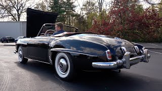 1956 MercedesBenz 190 SL Roadster 407944  Cold Start amp Running  Daniel Schmitt amp Co [upl. by Godard]