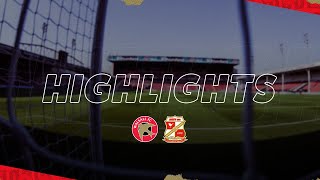 Walsall v Swindon Town highlights [upl. by Ahsiadal427]