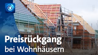 Wohnimmobilien Preisrückgang bei Wohnungen und Häusern [upl. by Lienaj]