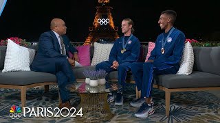 Cole Hocker Yared Nuguse make a statement for Team USA in mens 1500m  Paris Olympics  NBC Sports [upl. by Yci]