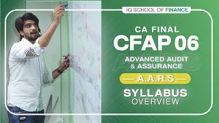 CFAP 6 AARS Syllabus Overview  Sir Muhammad Ibrahim  Lecture 02 [upl. by Gnap]